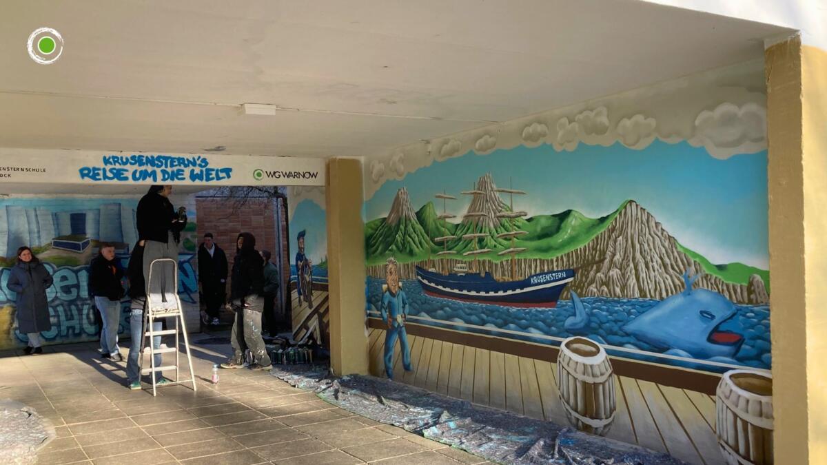 Jugendliches Graffiti